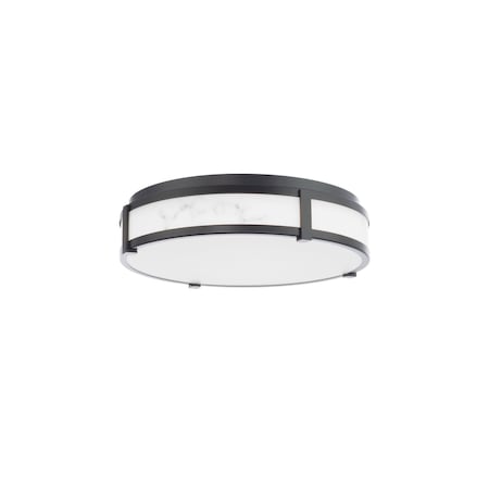 Dweled Constantine 18in LED Flush Mount 3000K in Black FM-272